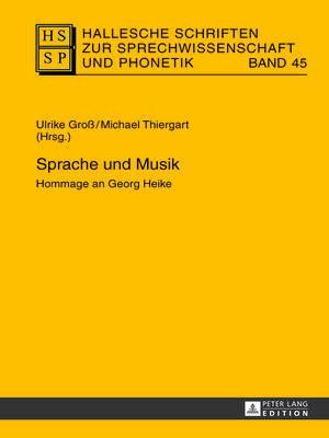 cover image of Sprache und Musik